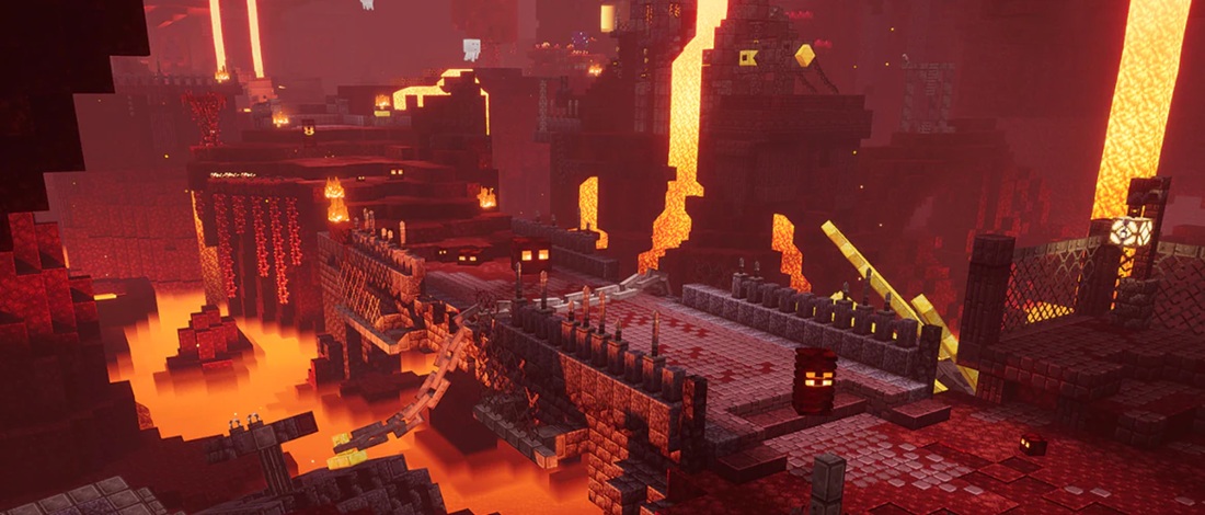 creative build in the nether
