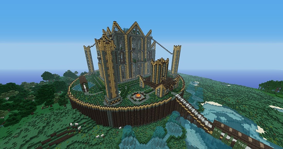 creative build of a kingdom