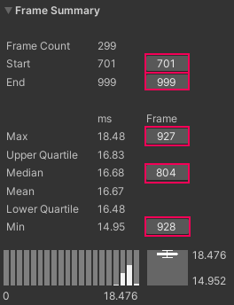Jump to frame button