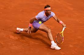 Rafael Nadal celebrating a win